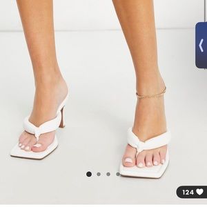 ASOS White Mules